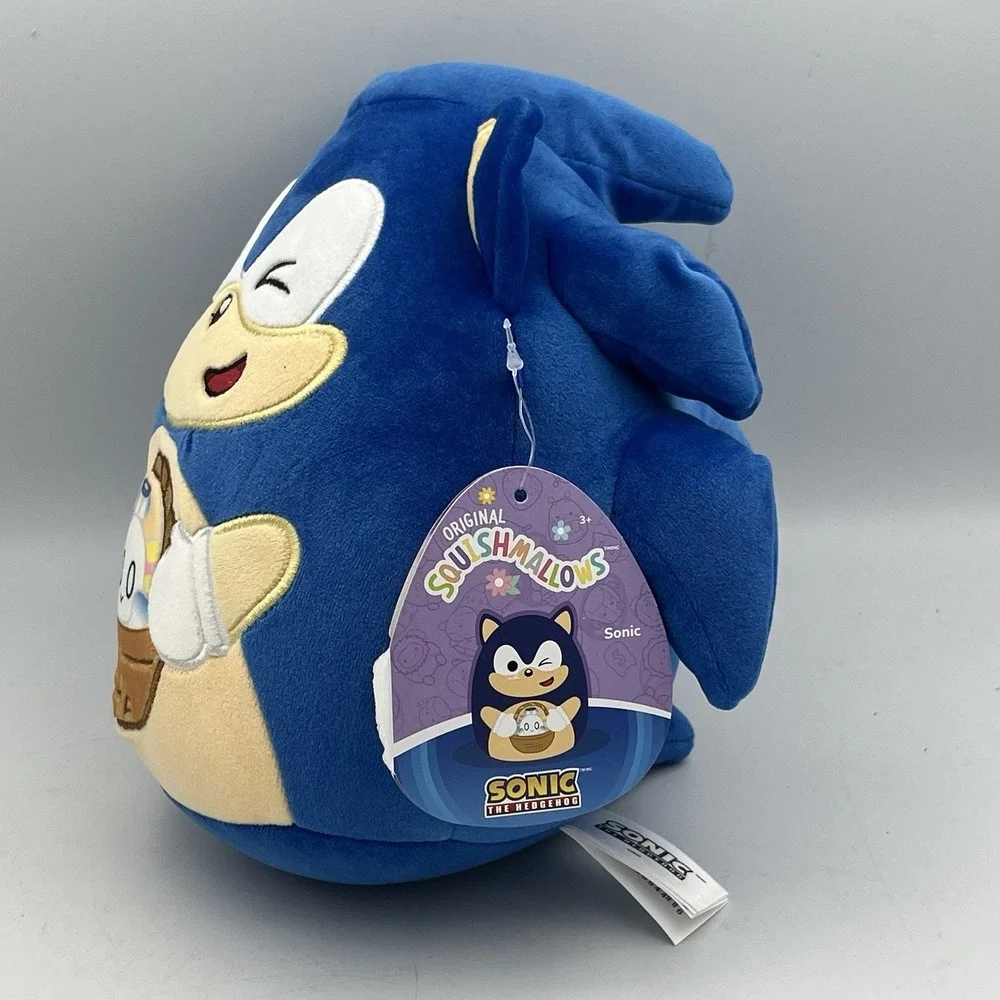 Squishmallows SEGA SONIC THE HEDGEHOG HOLDING EASTER BASKET - 8